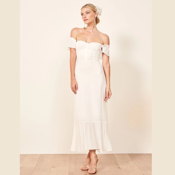 Reformation Butterfly Dress | Ivory🎉SALE 🎀 NEW - Picture 5 of 15